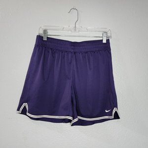 Nike Women's Small Jersey Purple Running Gym Shorts Soccer Drawstring Elastic